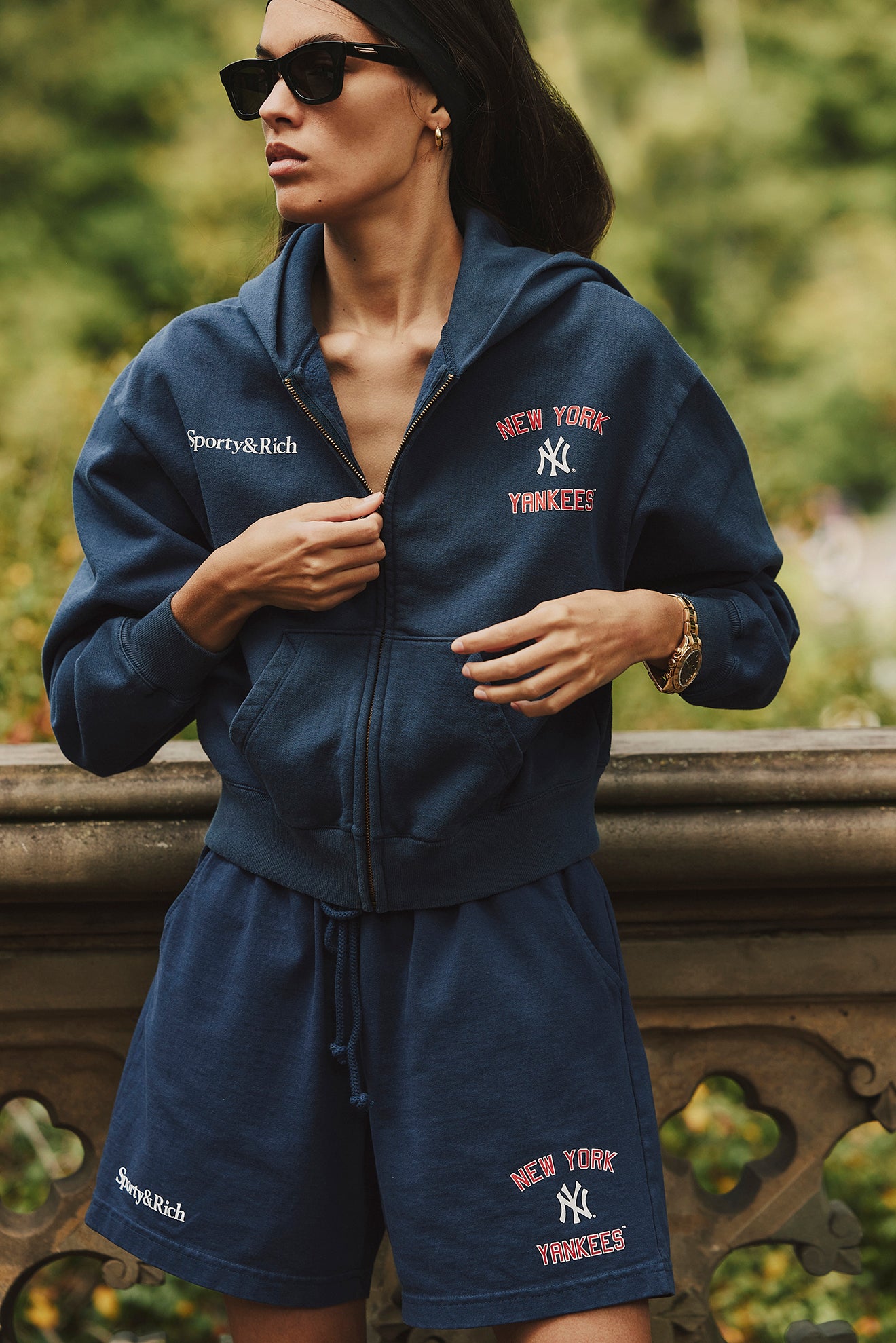 Home Run Gym Short Navy Red And White