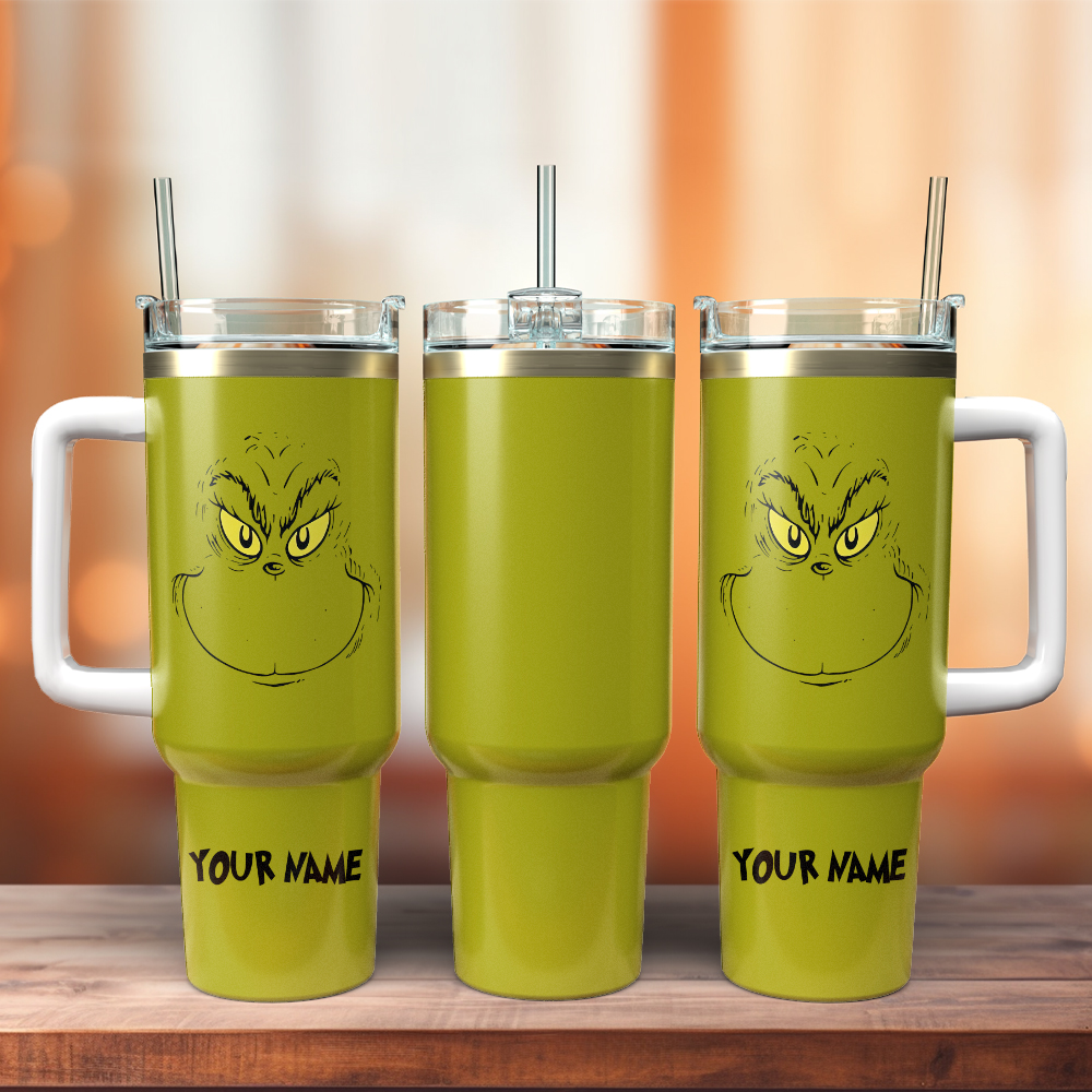 The Grinch Movies Christmas Custom Stanley Cup 40 oz 30 oz Tumbler With Handle