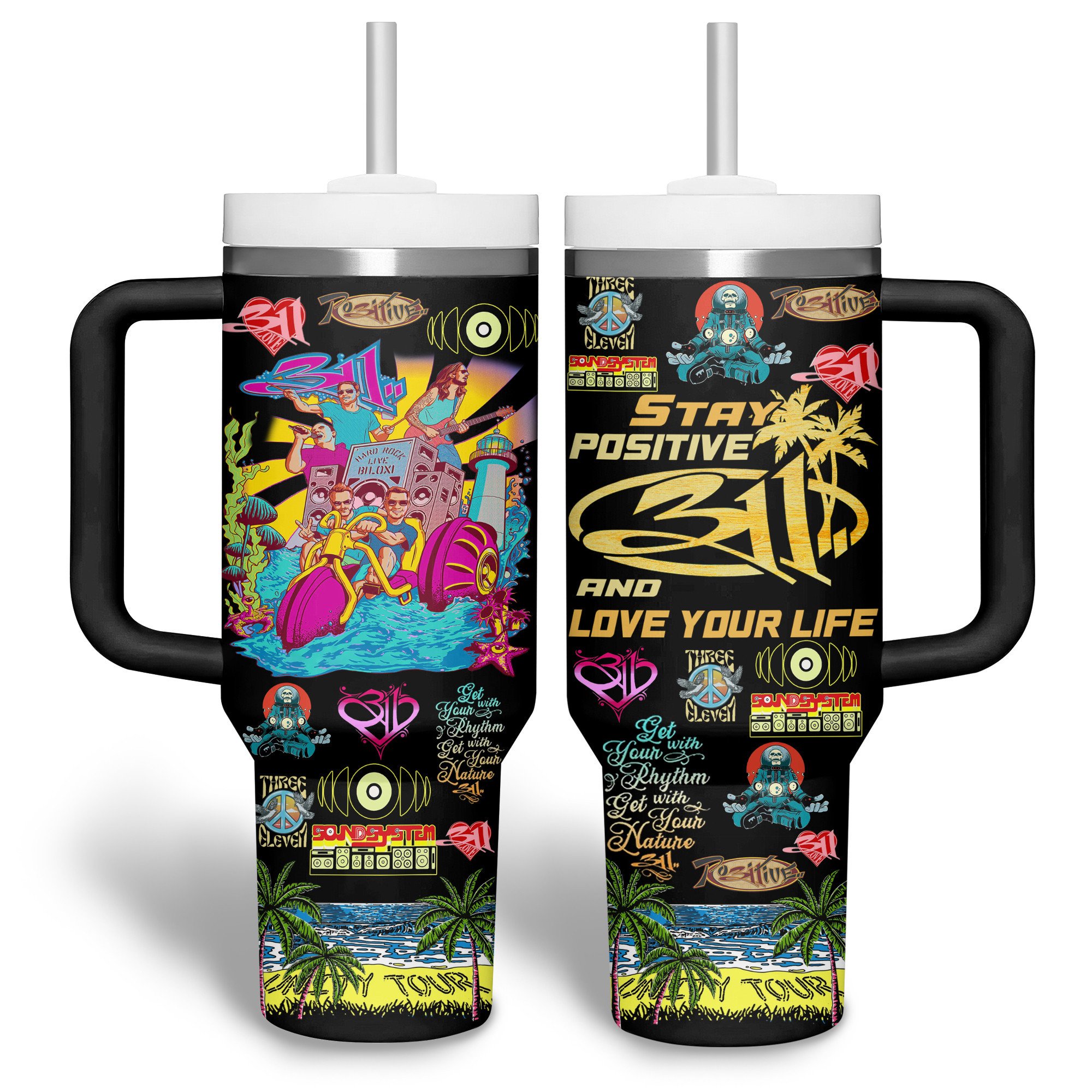 311B Music Custom Stanley Cup 40 oz 30 oz Tumbler With Handle