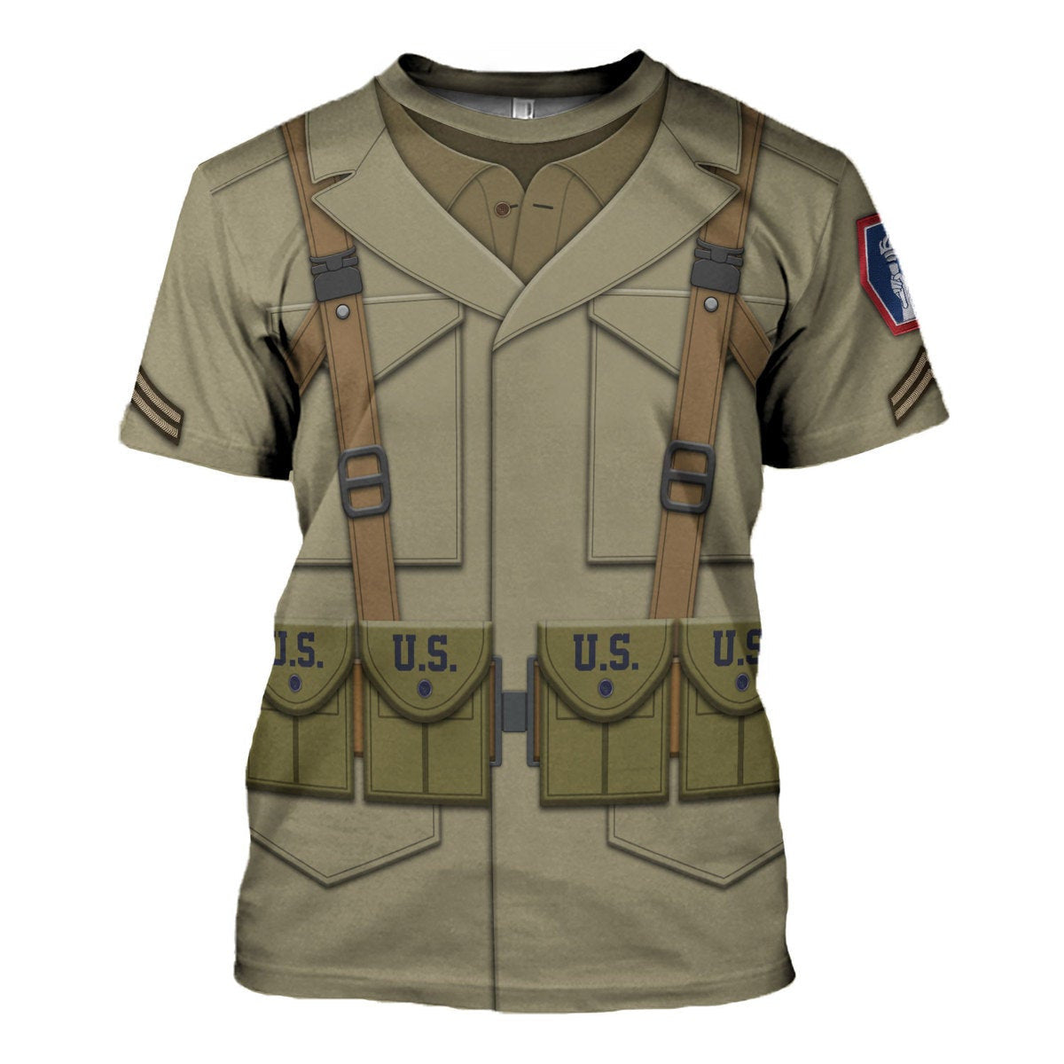 442nd Infantry Regiment Corporal Costume Hoodie Sweatshirt T-Shirt Sweatpants Tracksuit - Stormmerch Exclusive
