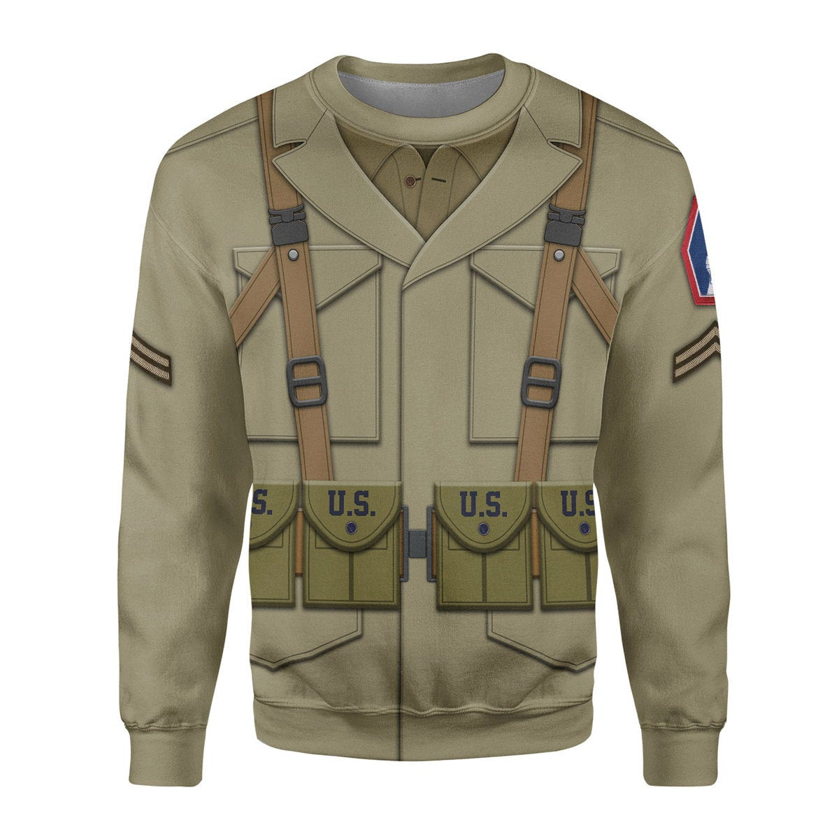 442nd Infantry Regiment Corporal Costume Hoodie Sweatshirt T-Shirt Sweatpants Tracksuit - Stormmerch Exclusive