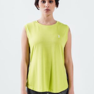 Acid Lime Shooting Star Gym Sport Workout Tank Top