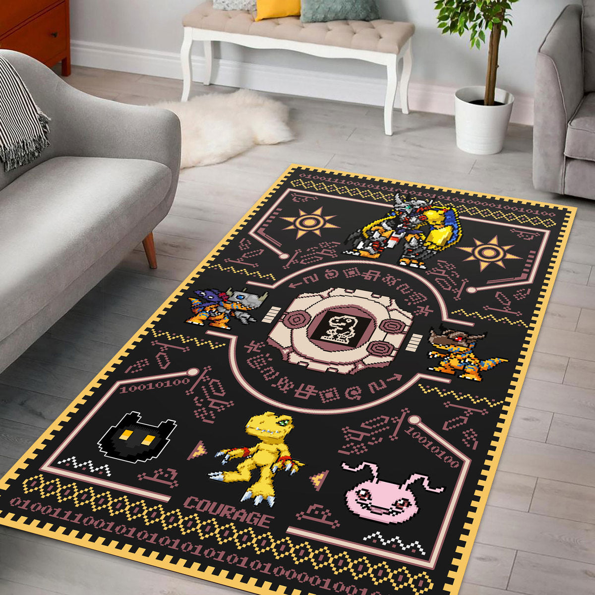 Agumon Digimon Rug Evolution - Stormmerch Exclusive
