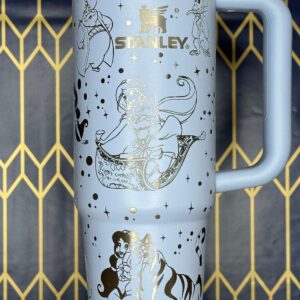 Aladdin Disney Cartoon Custom Stanley Cup 40 oz 30 oz Tumbler With Handle
