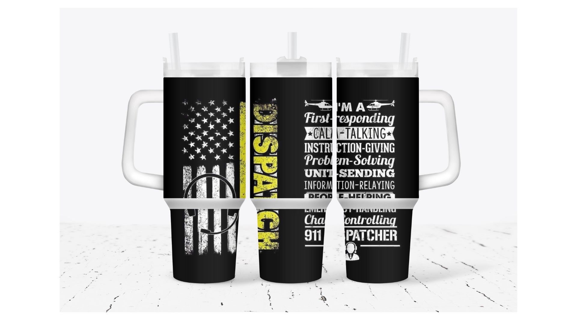 American Flag Custom Stanley Cup 40 oz 30 oz Tumbler With Handle
