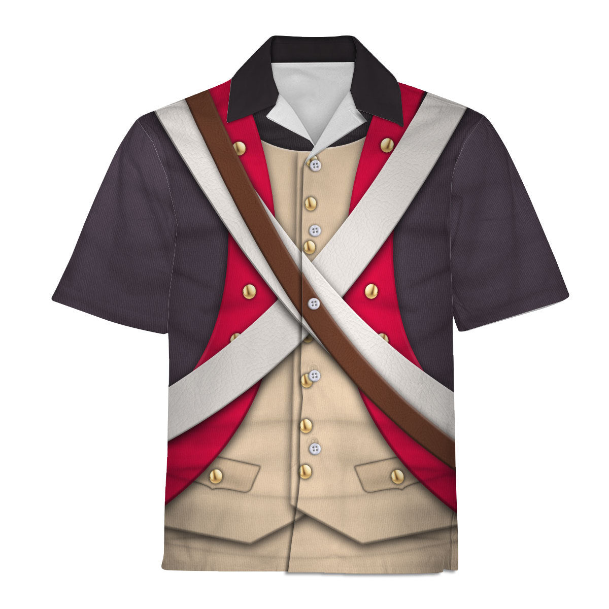 American Infantry-8th Continental Regiment-1783 Uniform All Over Print Hoodie Sweatshirt T-Shirt Tracksuit - Stormmerch Exclusive
