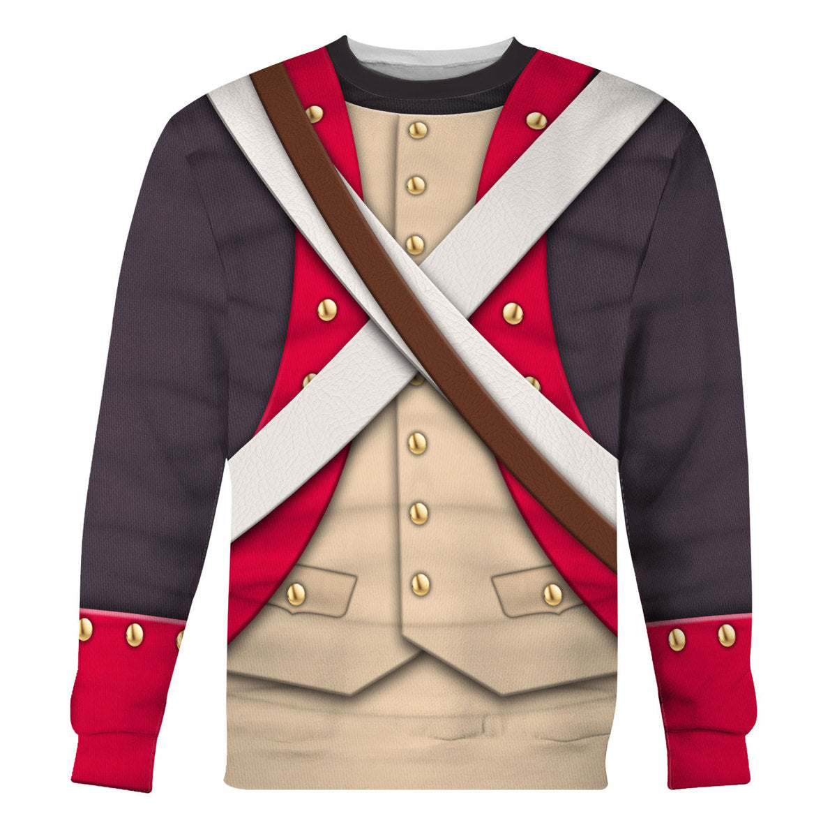 American Infantry-8th Continental Regiment-1783 Uniform All Over Print Hoodie Sweatshirt T-Shirt Tracksuit - Stormmerch Exclusive
