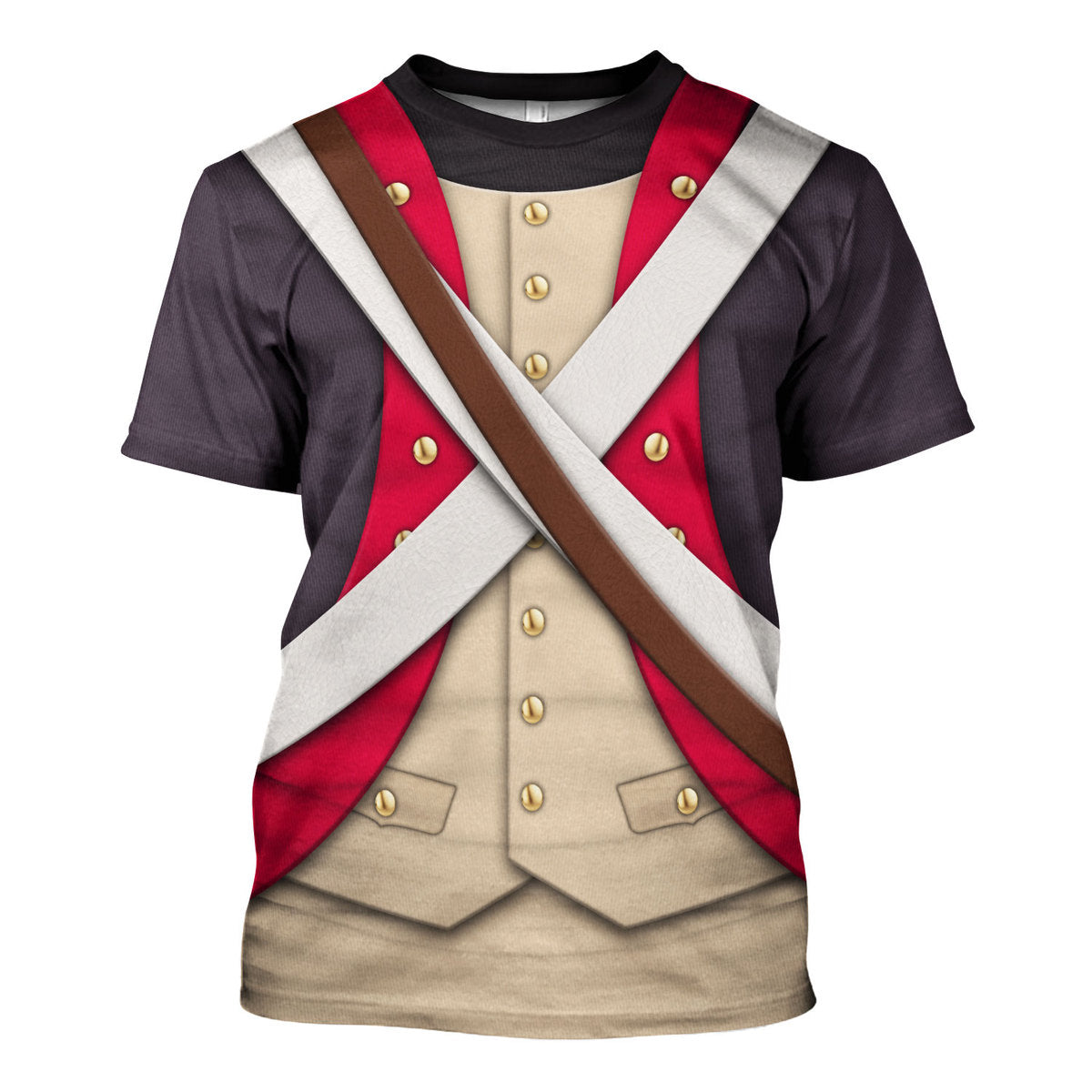 American Infantry-8th Continental Regiment-1783 Uniform All Over Print Hoodie Sweatshirt T-Shirt Tracksuit - Stormmerch Exclusive