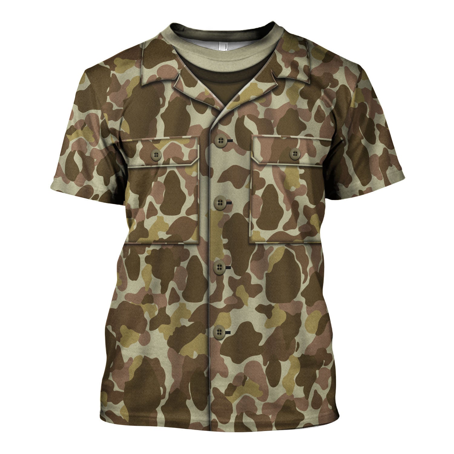 American M1942 (P-42) Frogskin Duck Hunter??� Pattern Marine Marine Raiders World War 2 (WWII) Beach Camo - Stormmerch Exclusive