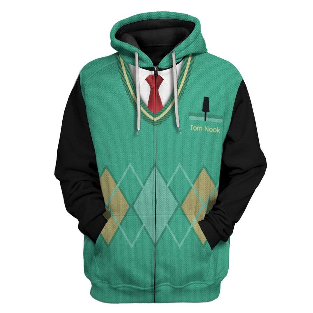 Animal Crossing Tom Nook Costume Hoodie Sweatshirt T-Shirt Sweatpants Tracksuit - Stormmerch Exclusive