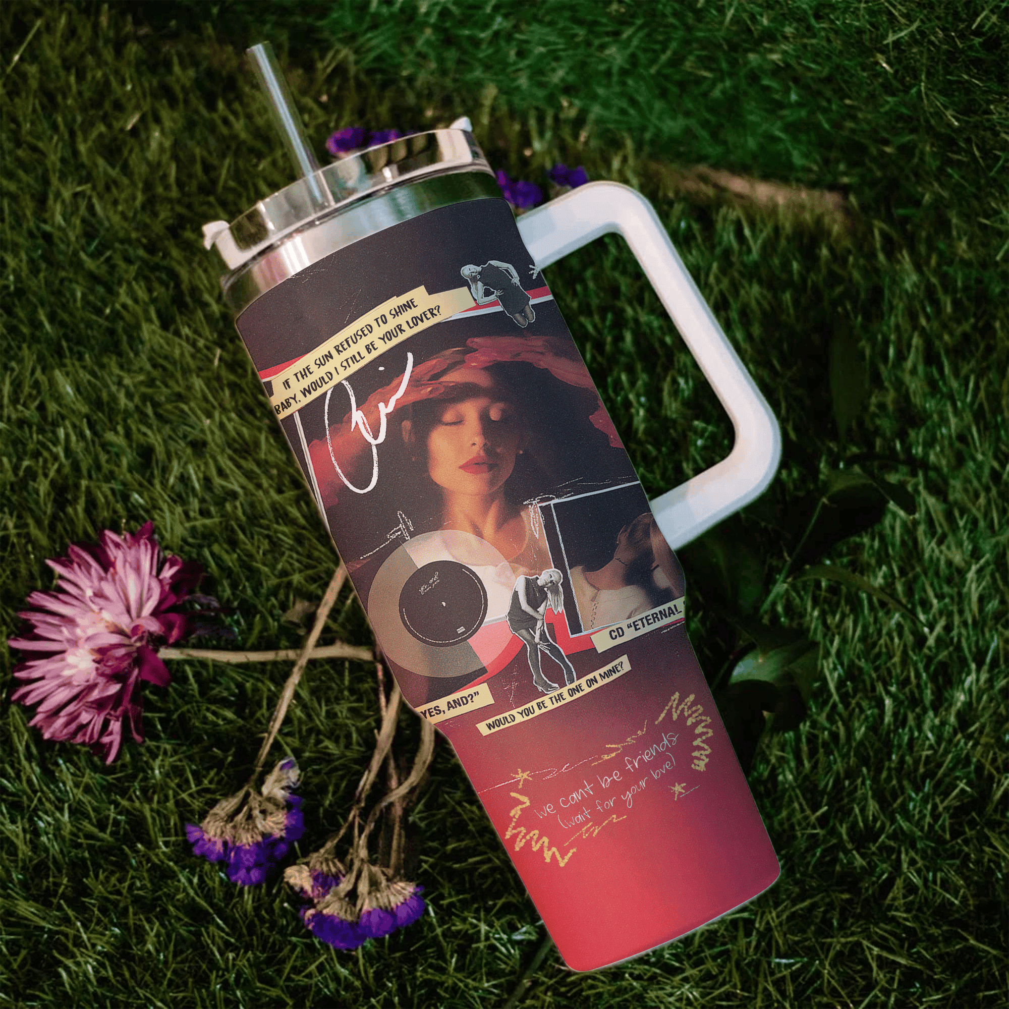 Ariana Grande Music Custom Stanley Cup 40 oz 30 oz Tumbler With Handle