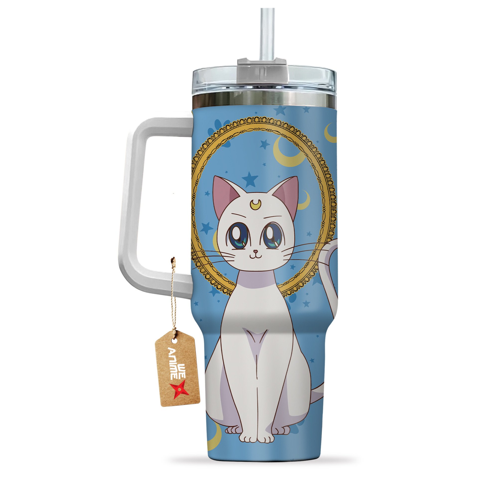 Artemis Sailor Moon Anime Custom Stanley Cup 40 oz 30 oz Tumbler With Handle
