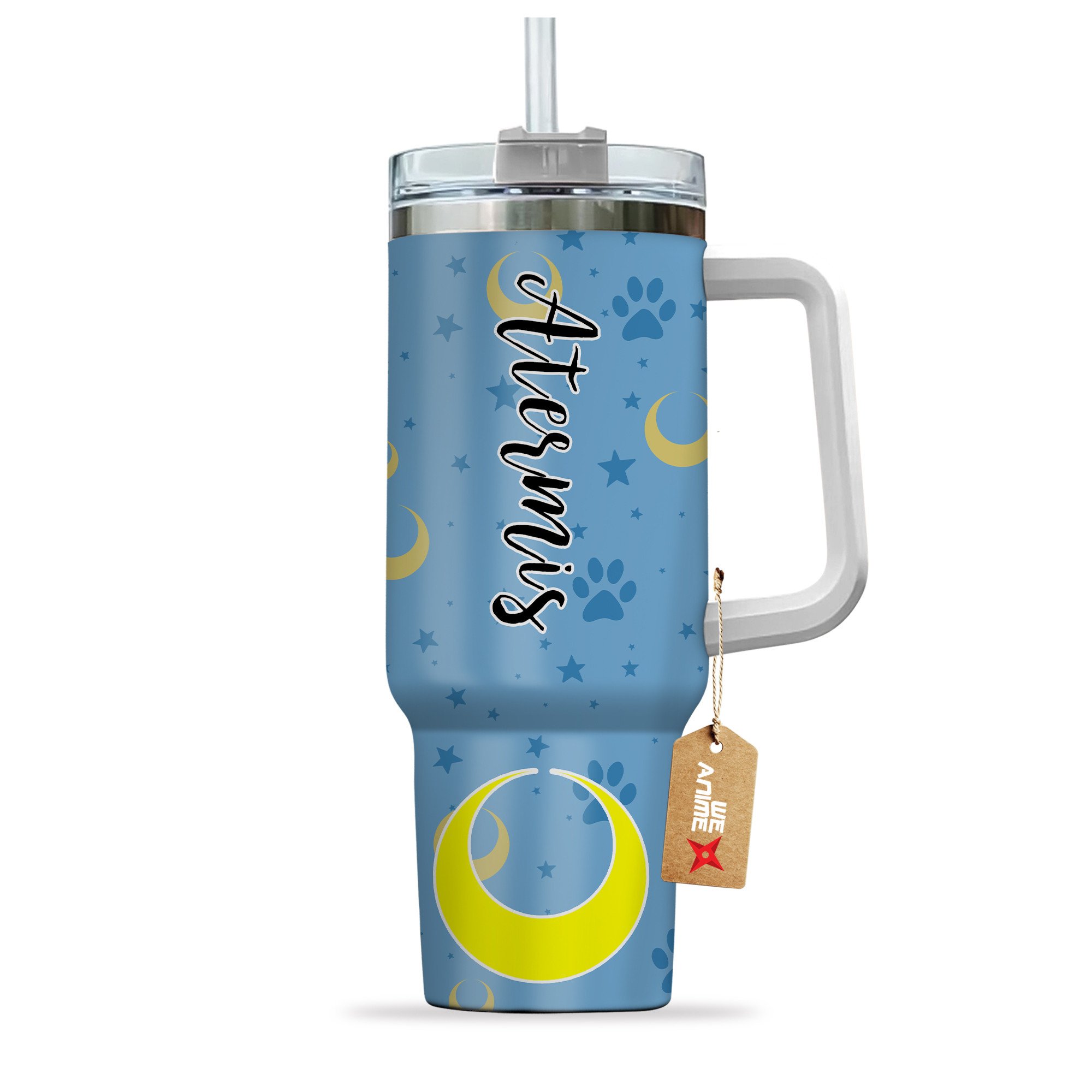 Artemis Sailor Moon Anime Custom Stanley Cup 40 oz 30 oz Tumbler With Handle