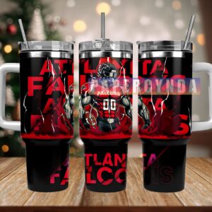 Atlanta Falcons Custom Stanley Cup 40 oz 30 oz Tumbler With Handle