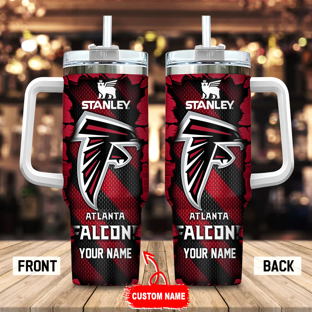 Atlanta Falcons NFL Custom Stanley Cup 40 oz 30 oz Tumbler With Handle