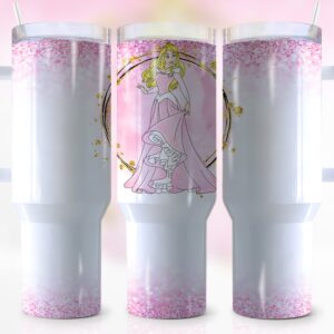 Aurora Sleeping Beauty Disney Cartoon Custom Stanley Cup 40 oz 30 oz Tumbler With Handle