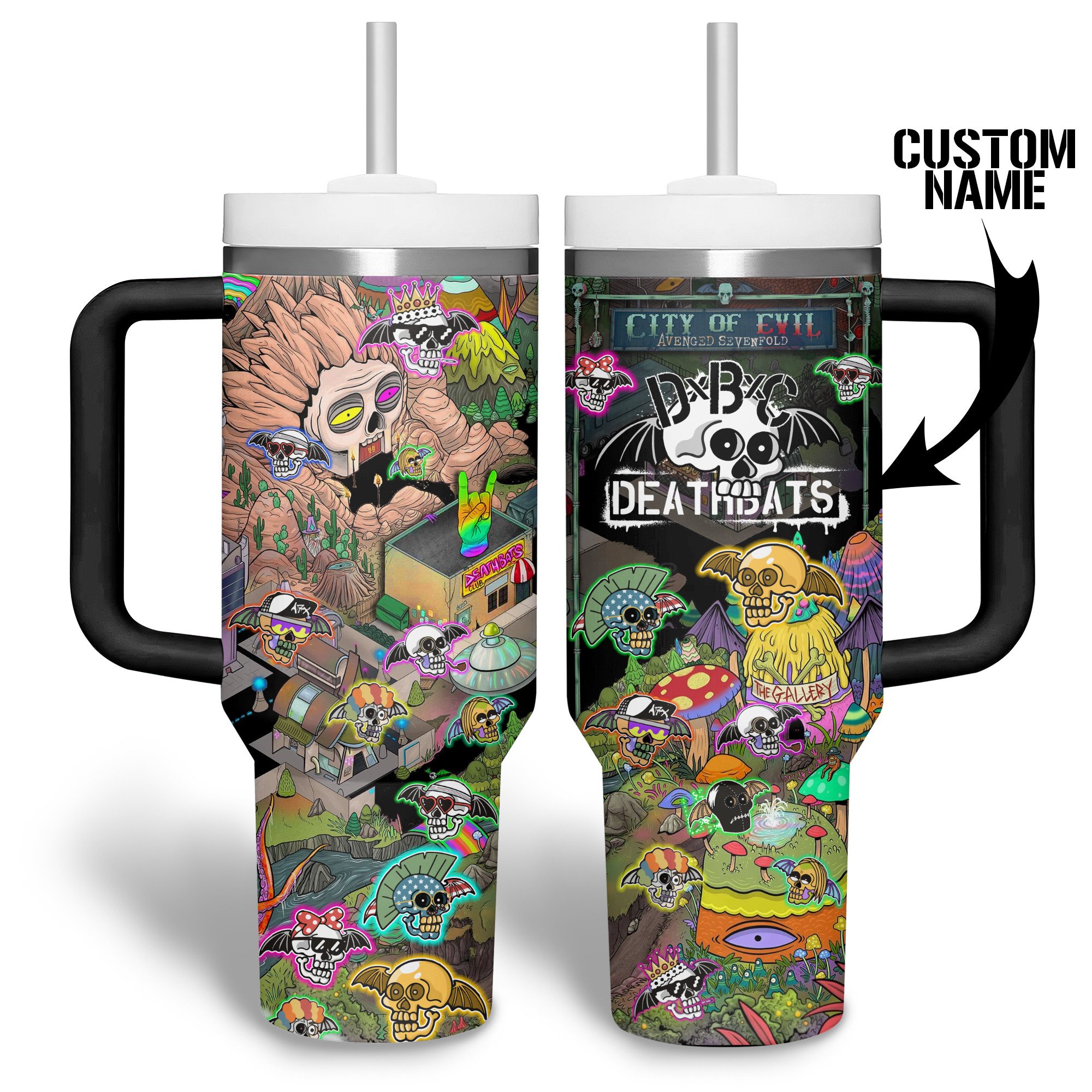 Avenged Sevenfold Music Custom Stanley Cup 40 oz 30 oz Tumbler With Handle