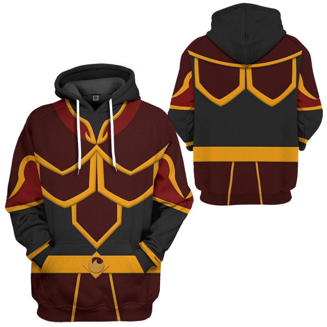 Azula The Last Airbender Costume Hoodie Sweatshirt T-Shirt Sweatpants Tracksuit - Stormmerch Exclusive