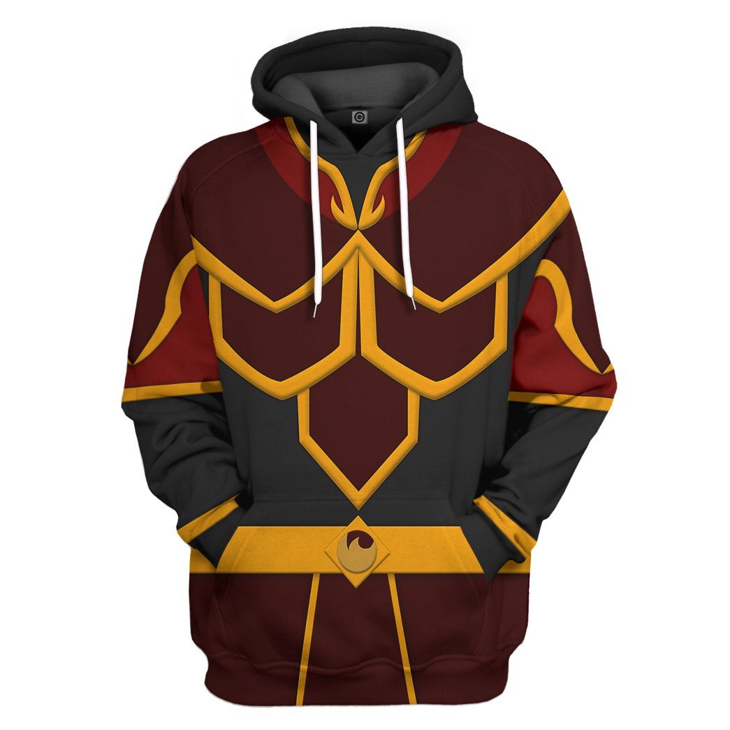 Azula The Last Airbender Costume Hoodie Sweatshirt T-Shirt Sweatpants Tracksuit - Stormmerch Exclusive