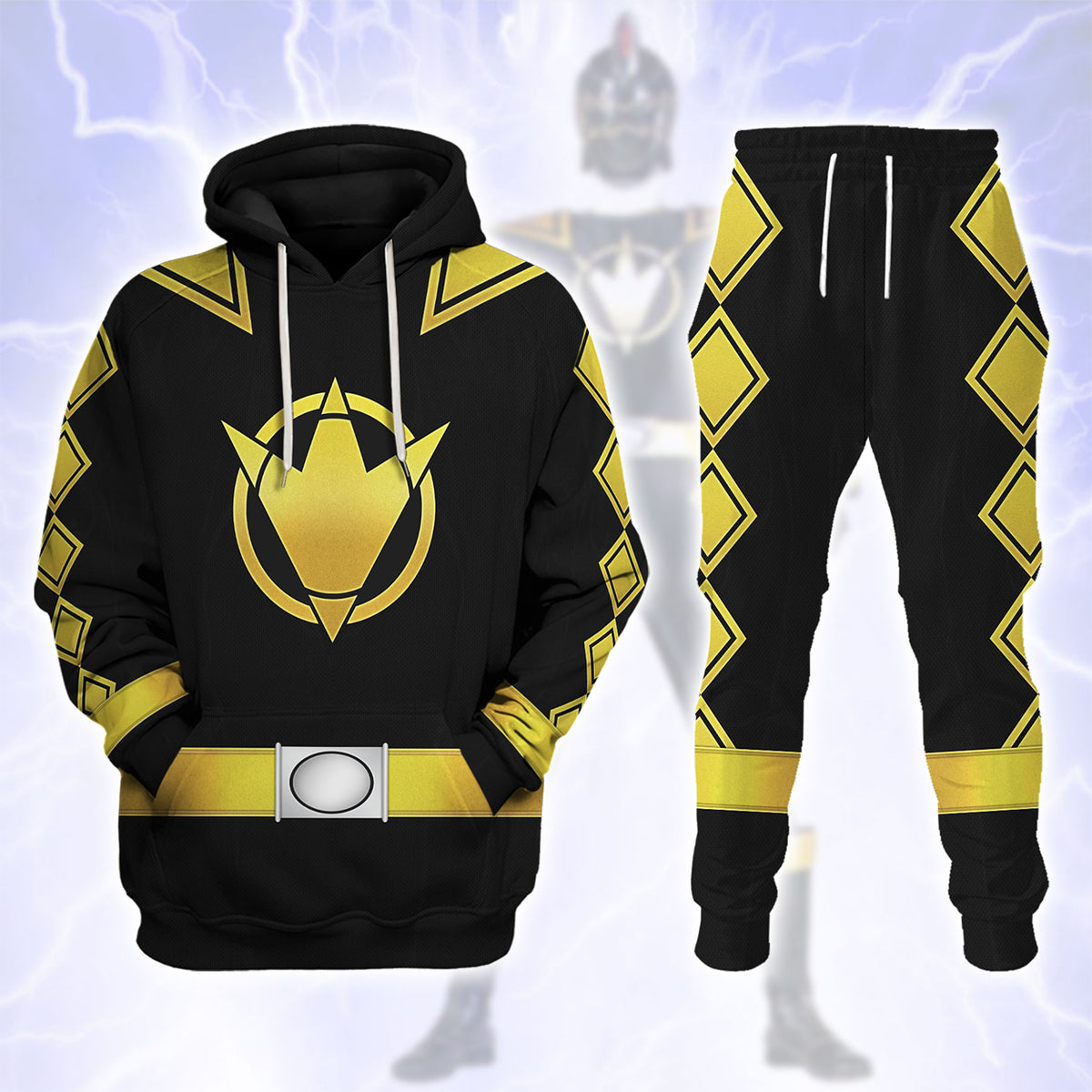 Back in Black Ranger Dino Thunder Hoodies Sweatshirt T-shirt Hawaiian Sweatpants - Stormmerch Exclusive