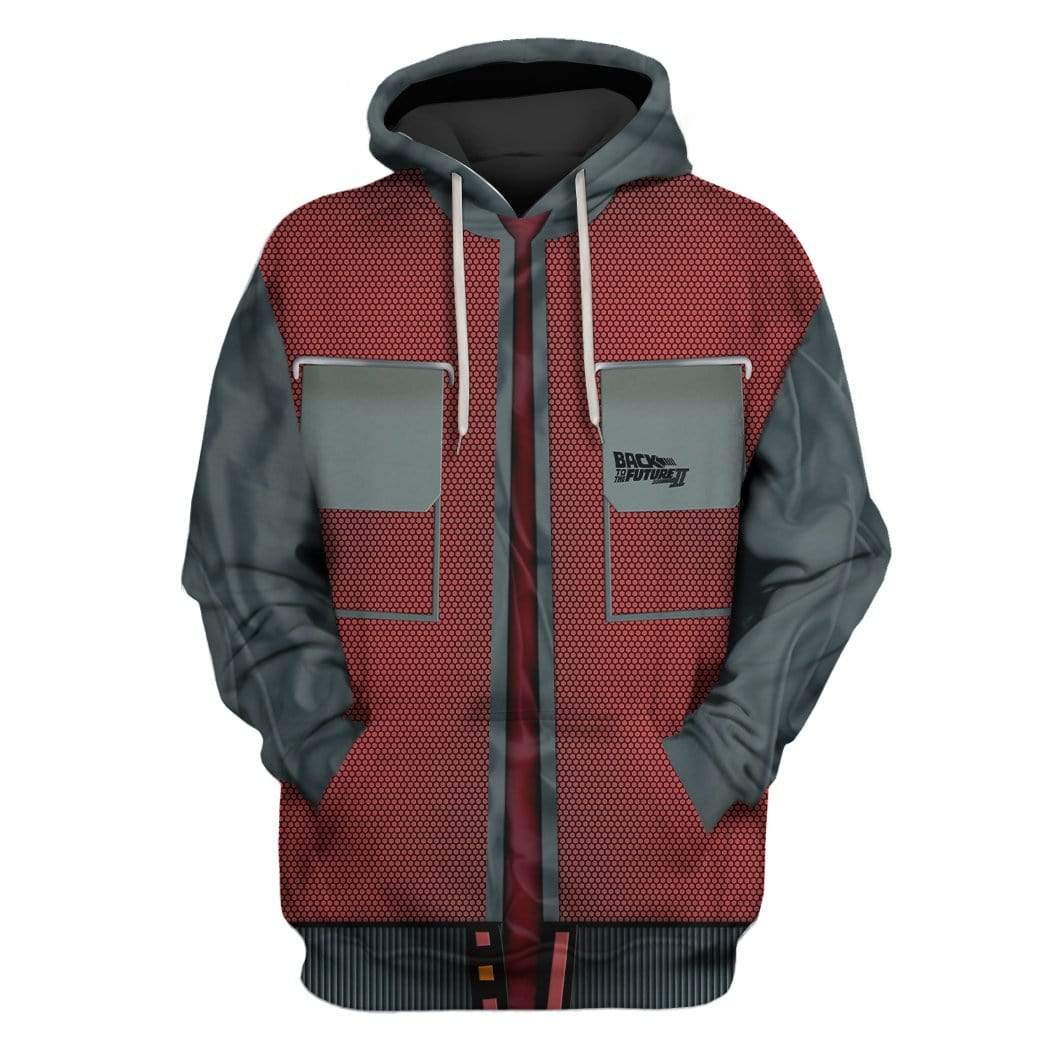 Back to the Future Marty Mcfly Costume Hoodie Sweatshirt T-Shirt Sweatpants Tracksuit - Stormmerch Exclusive