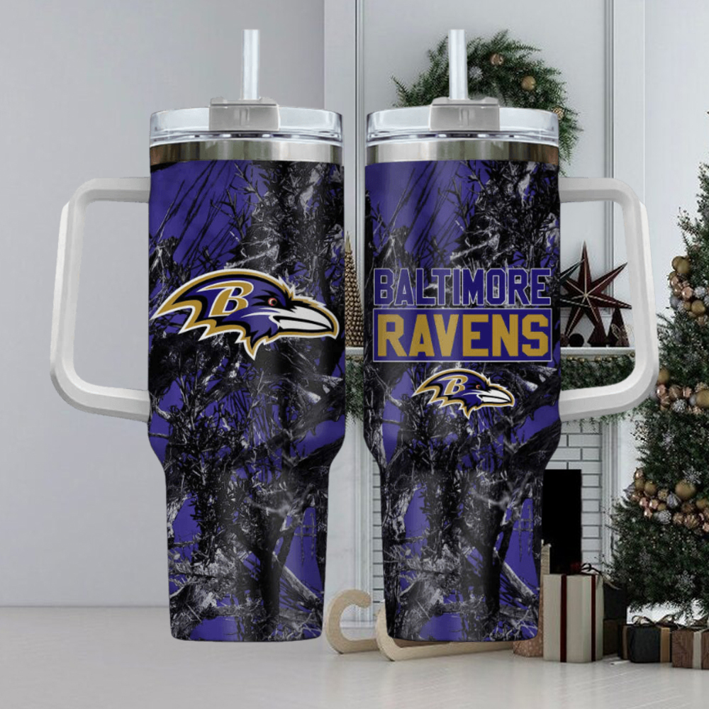 Baltimore Ravens NFL Custom Stanley Cup 40 oz 30 oz Tumbler With Handle