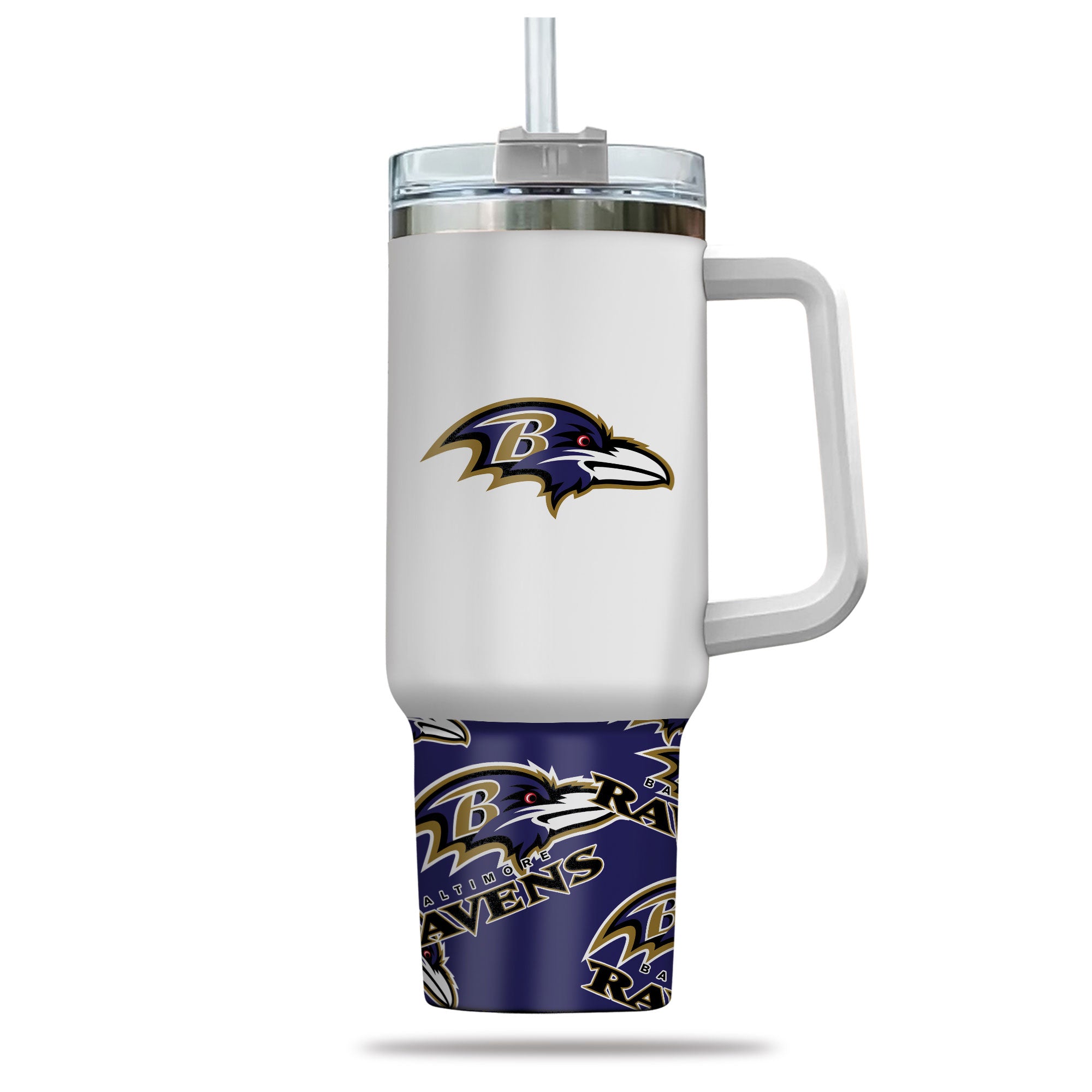Baltimore Ravens NFL Custom Stanley Cup 40 oz 30 oz Tumbler With Handle