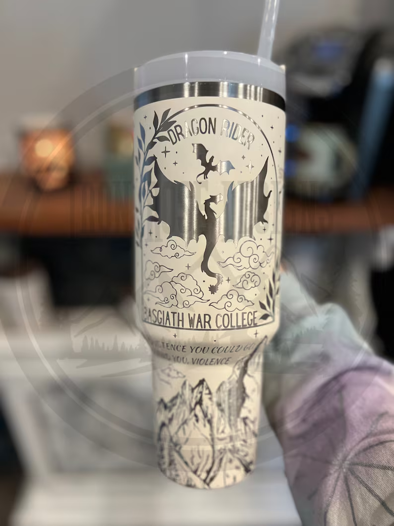 Basgiath Fourth Wing Custom Stanley Cup 40 oz 30 oz Tumbler With Handle