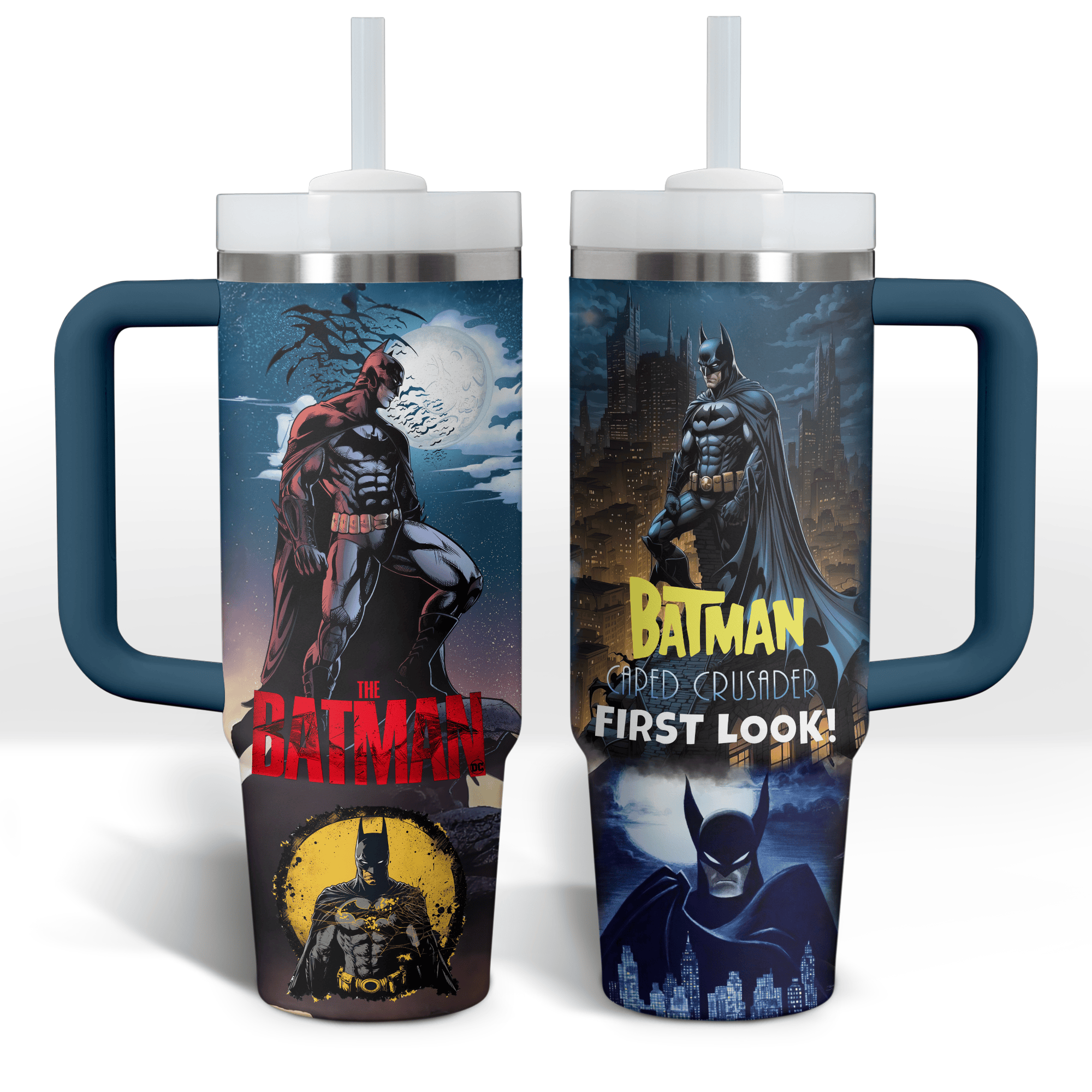 Batman Movies Custom Stanley Cup 40 oz 30 oz Tumbler With Handle