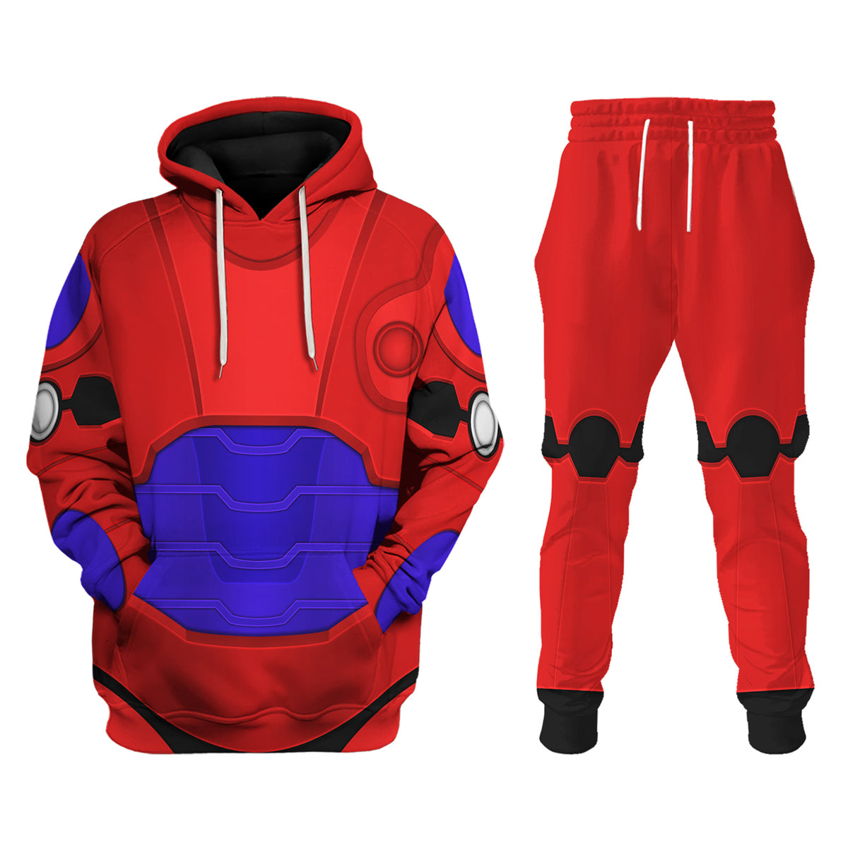 Baymax Super Armor Costume Hoodie Sweatshirt T-Shirt Sweatpants - Stormmerch Exclusive