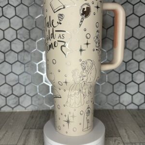 Beauty And The Beast Movies Custom Stanley Cup 40 oz 30 oz Tumbler With Handle