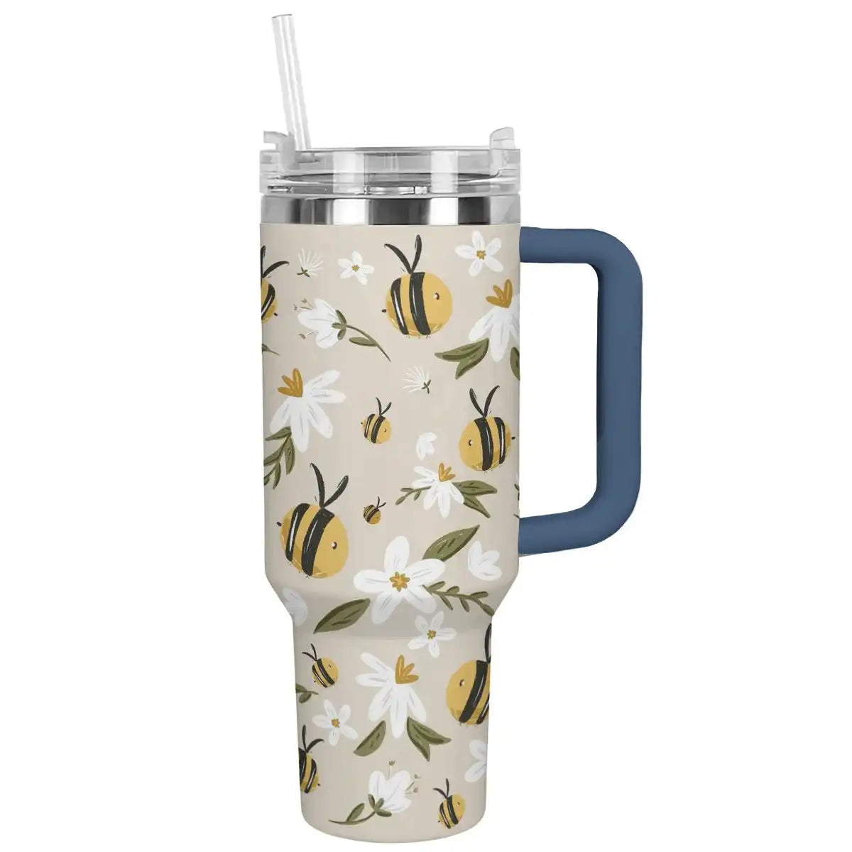 Bee Custom Stanley Cup 40 oz 30 oz Tumbler With Handle
