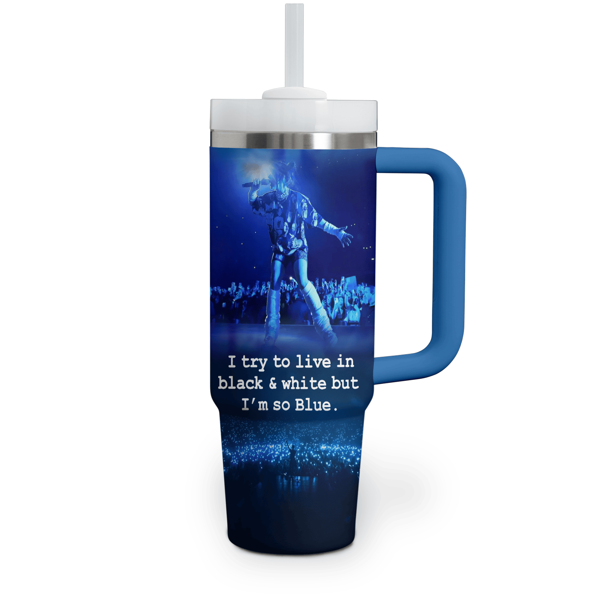 Billie Eilish Music Custom Stanley Cup 40 oz 30 oz Tumbler With Handle