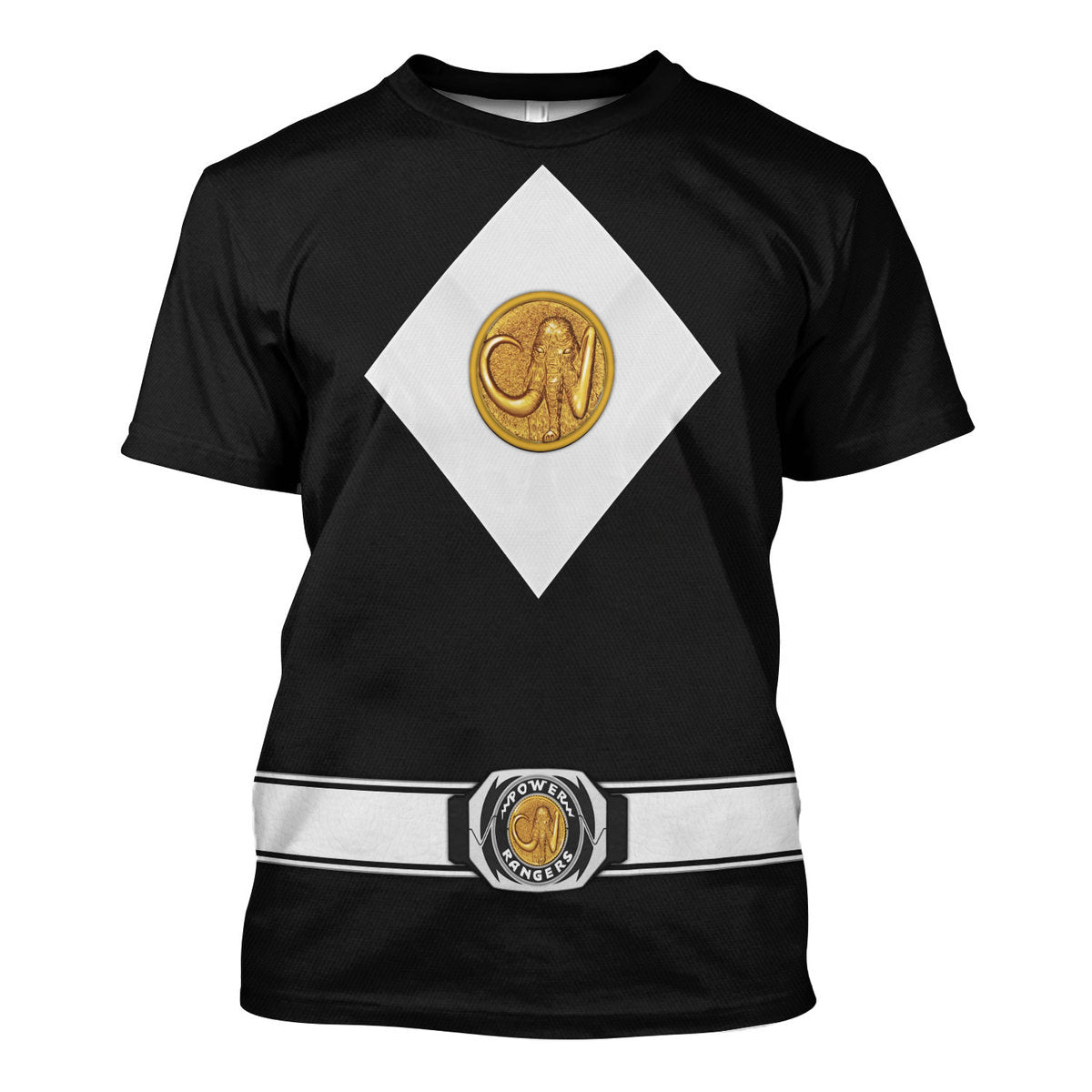 Black Ranger Mighty Morphin The Movie (1995) Hoodies Sweatshirt T-shirt Hawaiian - Stormmerch Exclusive