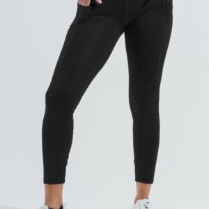 Black Revival Gym Sport Workout Leggings