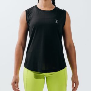 Black Shooting Star Gym Sport Workout Tank Top