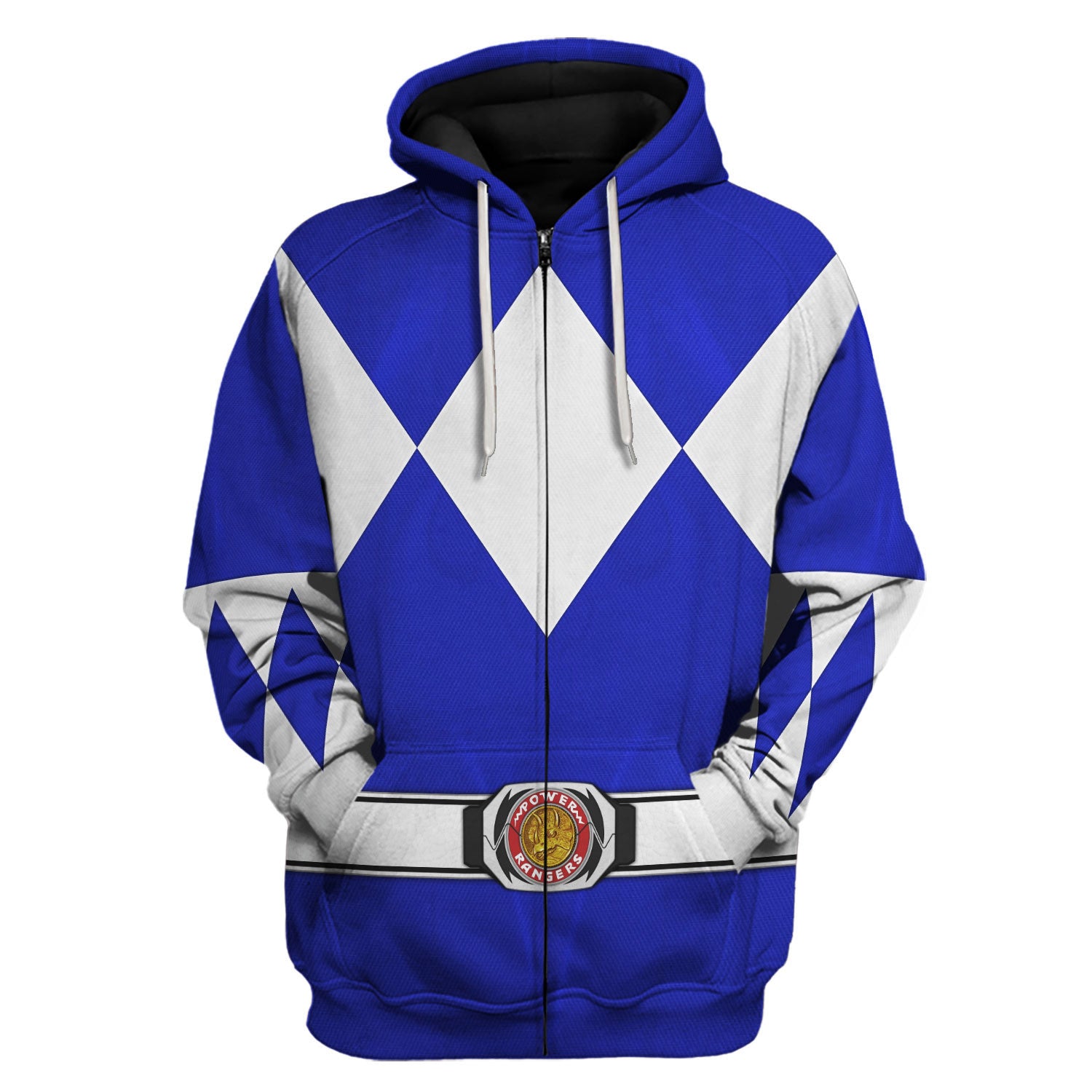 Blue Ranger Mighty Morphin Hoodies Sweatshirt T-shirt Hawaiian - Stormmerch Exclusive
