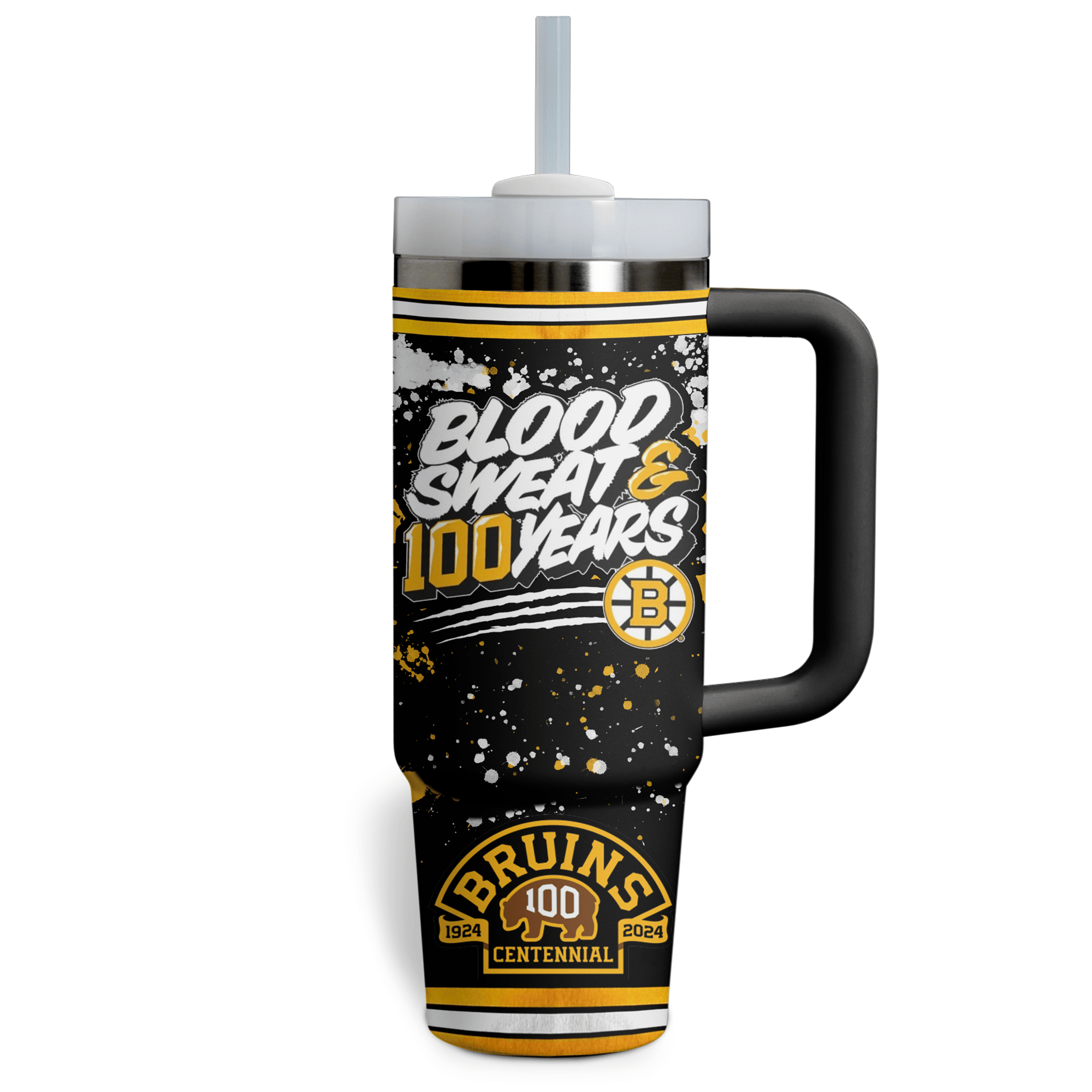 Boston Bruins NHL Custom Stanley Cup 40 oz 30 oz Tumbler With Handle
