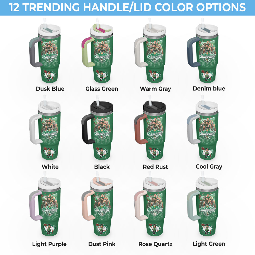 Boston Celtics NBA Custom Stanley Cup 40 oz 30 oz Tumbler With Handle