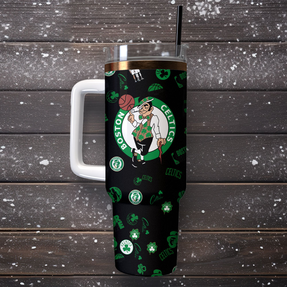 Boston Celtics NBA Sport Custom Stanley Cup 40 oz 30 oz Tumbler With Handle