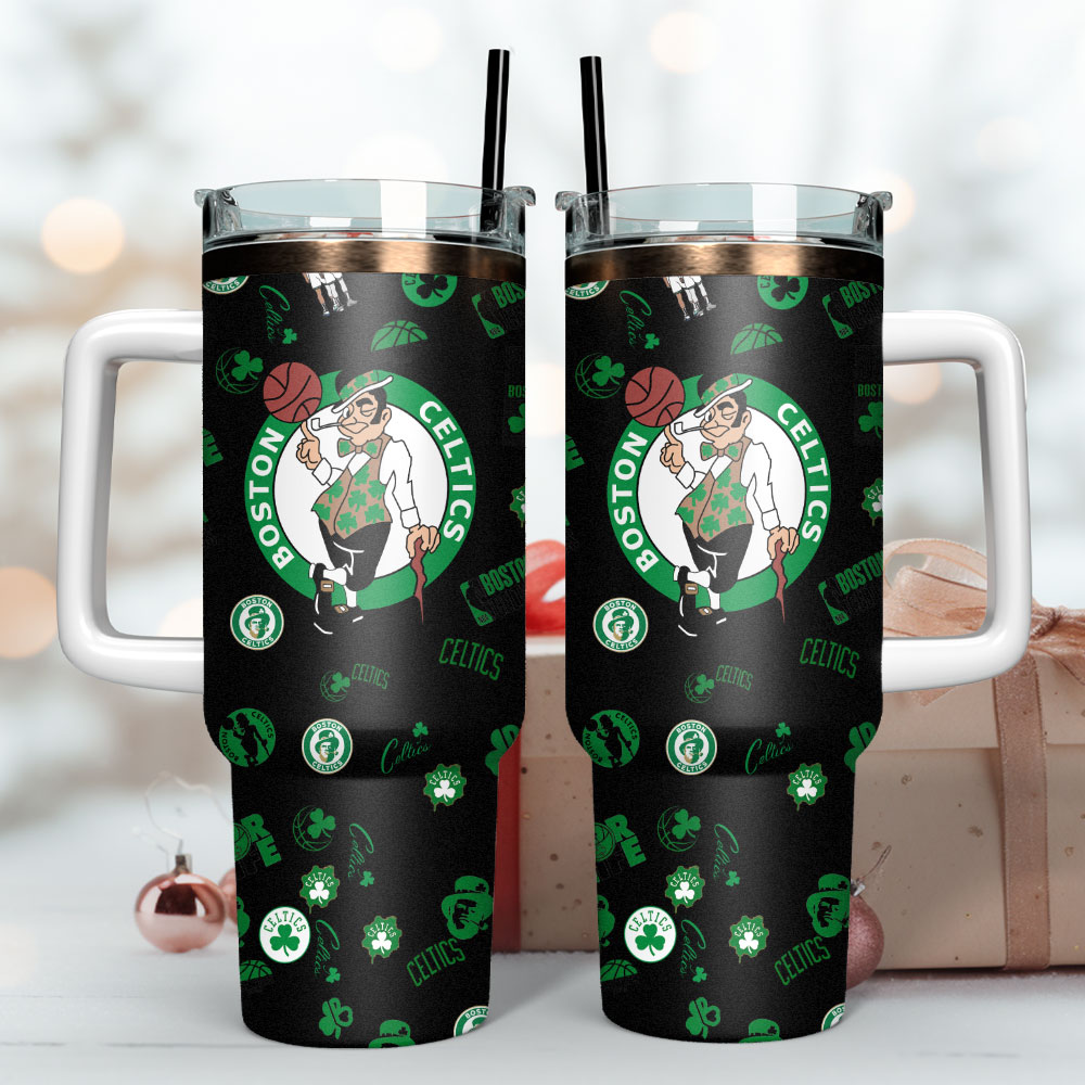 Boston Celtics NBA Sport Custom Stanley Cup 40 oz 30 oz Tumbler With Handle