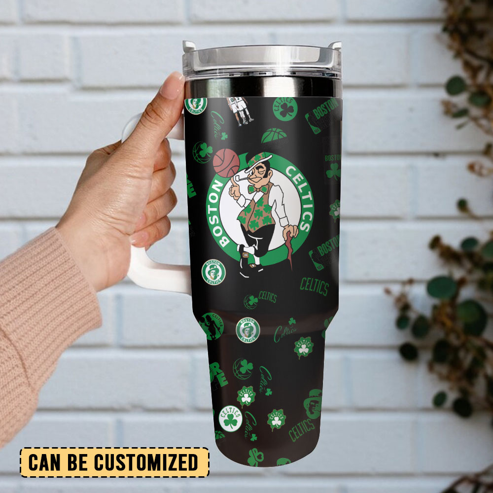 Boston Celtics NBA Sport Custom Stanley Cup 40 oz 30 oz Tumbler With Handle