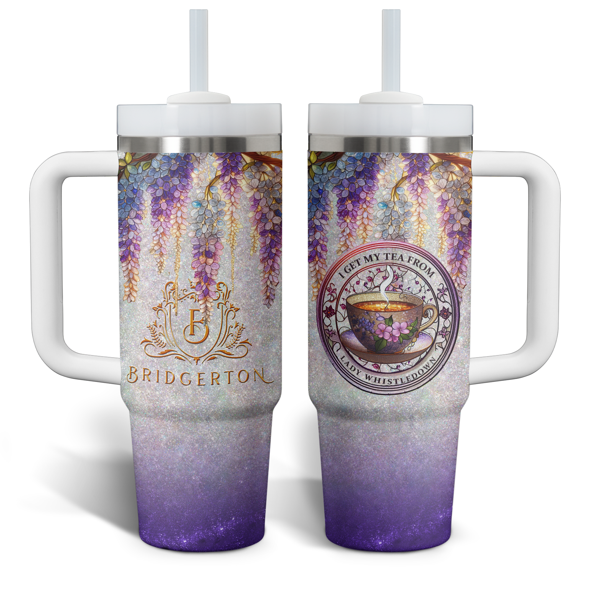 Bridgerton TV Series Custom Stanley Cup 40 oz 30 oz Tumbler With Handle