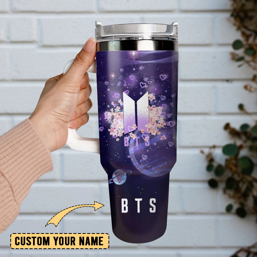BTS Music Custom Stanley Cup 40 oz 30 oz Tumbler With Handle