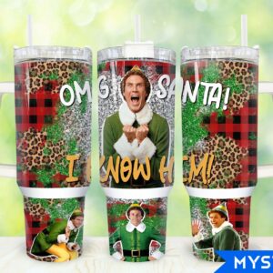 Buddy Elf Movies Custom Stanley Cup 40 oz 30 oz Tumbler With Handle