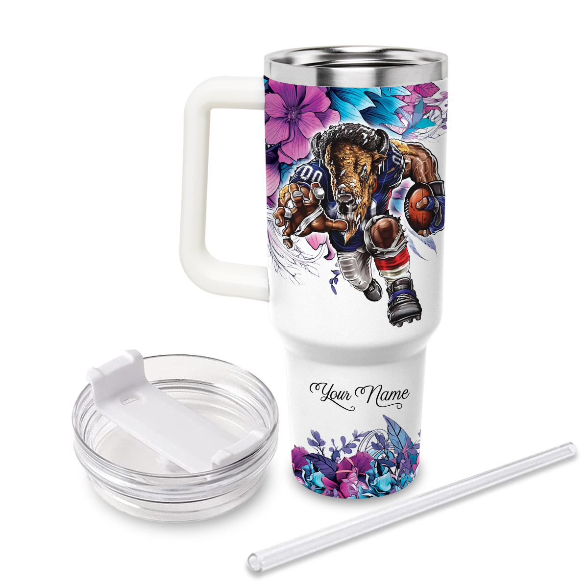 Buffalo Bills NFL Custom Stanley Cup 40 oz 30 oz Tumbler With Handle