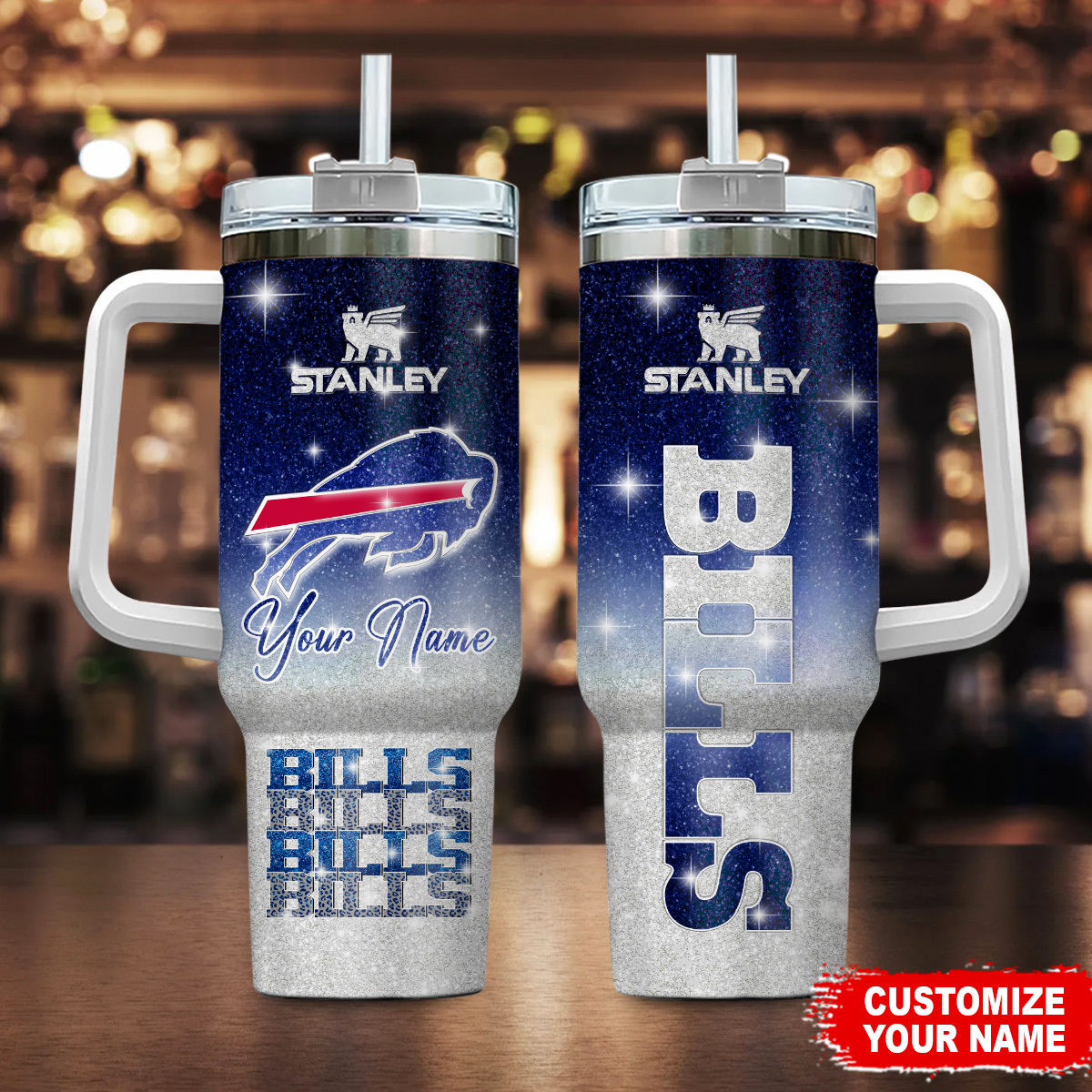 Buffalo Bills NFL Custom Stanley Cup 40 oz 30 oz Tumbler With Handle