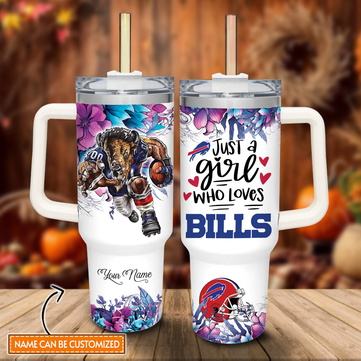 Buffalo Bills NFL Custom Stanley Cup 40 oz 30 oz Tumbler With Handle