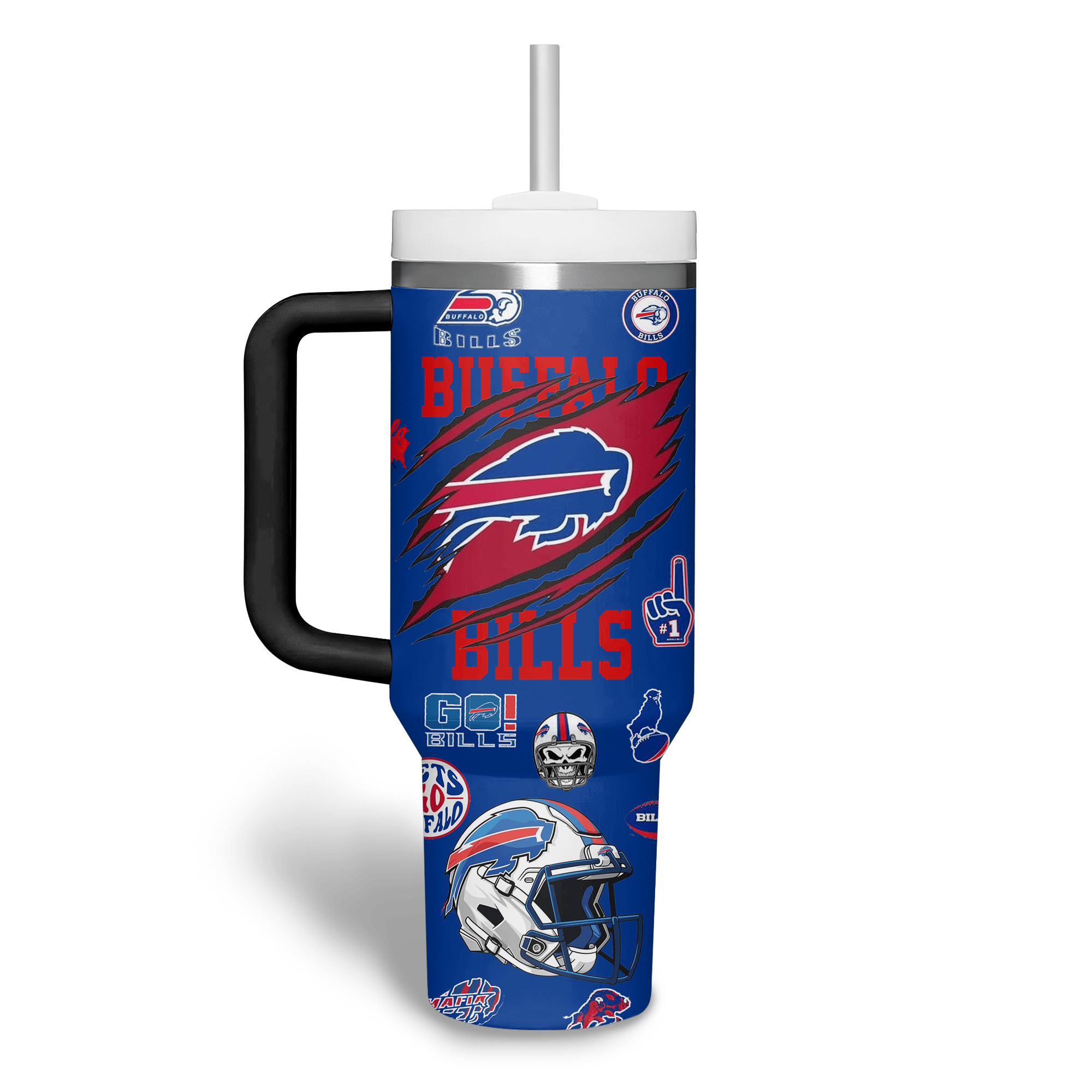 Buffalo Bills NFL Custom Stanley Cup 40 oz 30 oz Tumbler With Handle