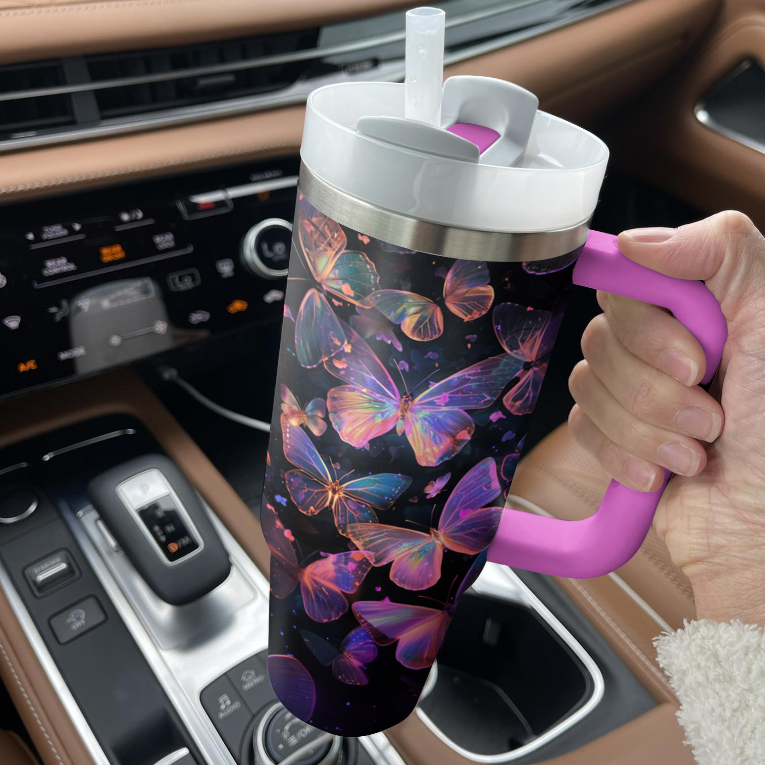 Butterflies Custom Stanley Cup 40 oz 30 oz Tumbler With Handle